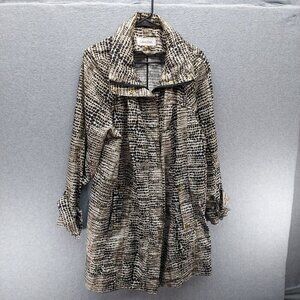 Calvin Klein Womens Animal Print Lightweight Jacket Coat 1X with carrying case
